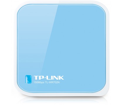 TP-LINK TL-WR702N Wireless N150 Travel Router, Nano Size, Router/AP/Client/Bridge/Repeater Modes, 150Mbps, USB Powered